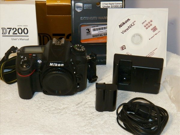 תמונה 4 ,ניקון D7200 מצלמת SLR דיגיטלית למכירה ביפו צילום  כרטיסי זיכרון