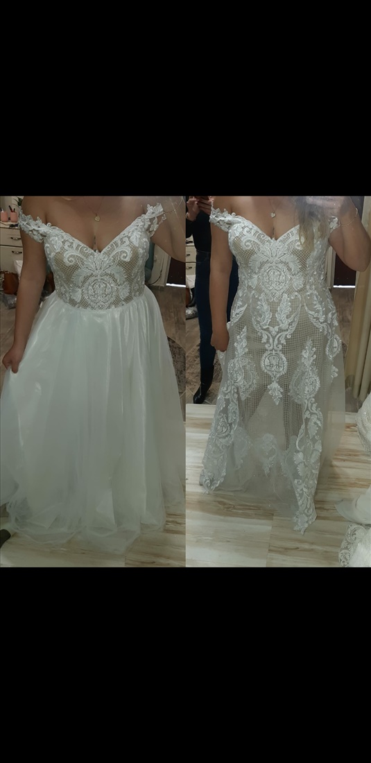 תמונה 2 ,שמלת כלה למכירה בחיפה לחתן ולכלה  ביגוד לכלה