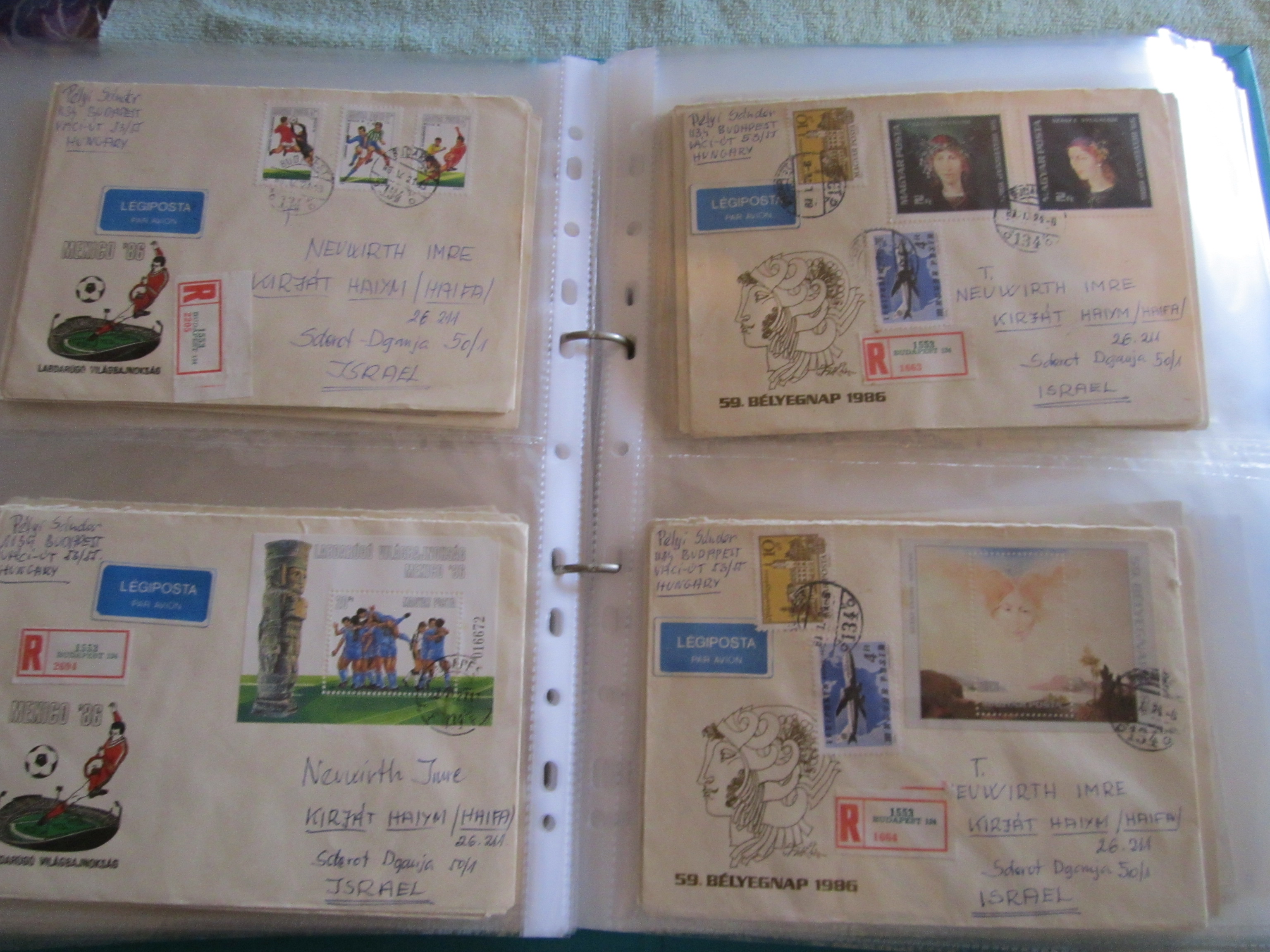 תמונה 4 ,אוסף גדול  מעטפות מהונגריה למכירה בקרית מוצקין אספנות  בולים, מעטפות וגלויות