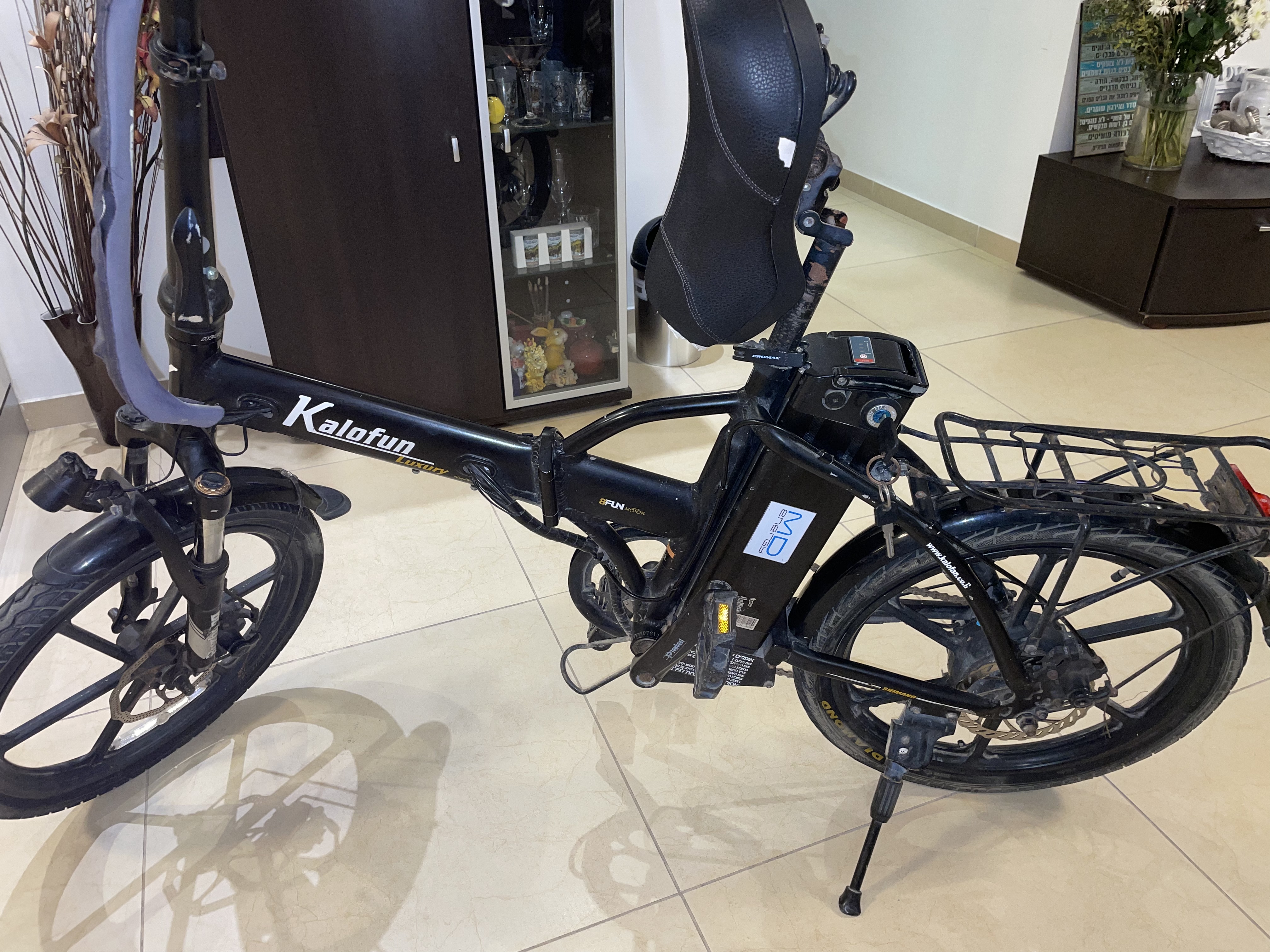 תמונה 4 ,אופניים חשמליים במצב מעולה למכירה בקריית מוצקין אופניים  אופניים חשמליים