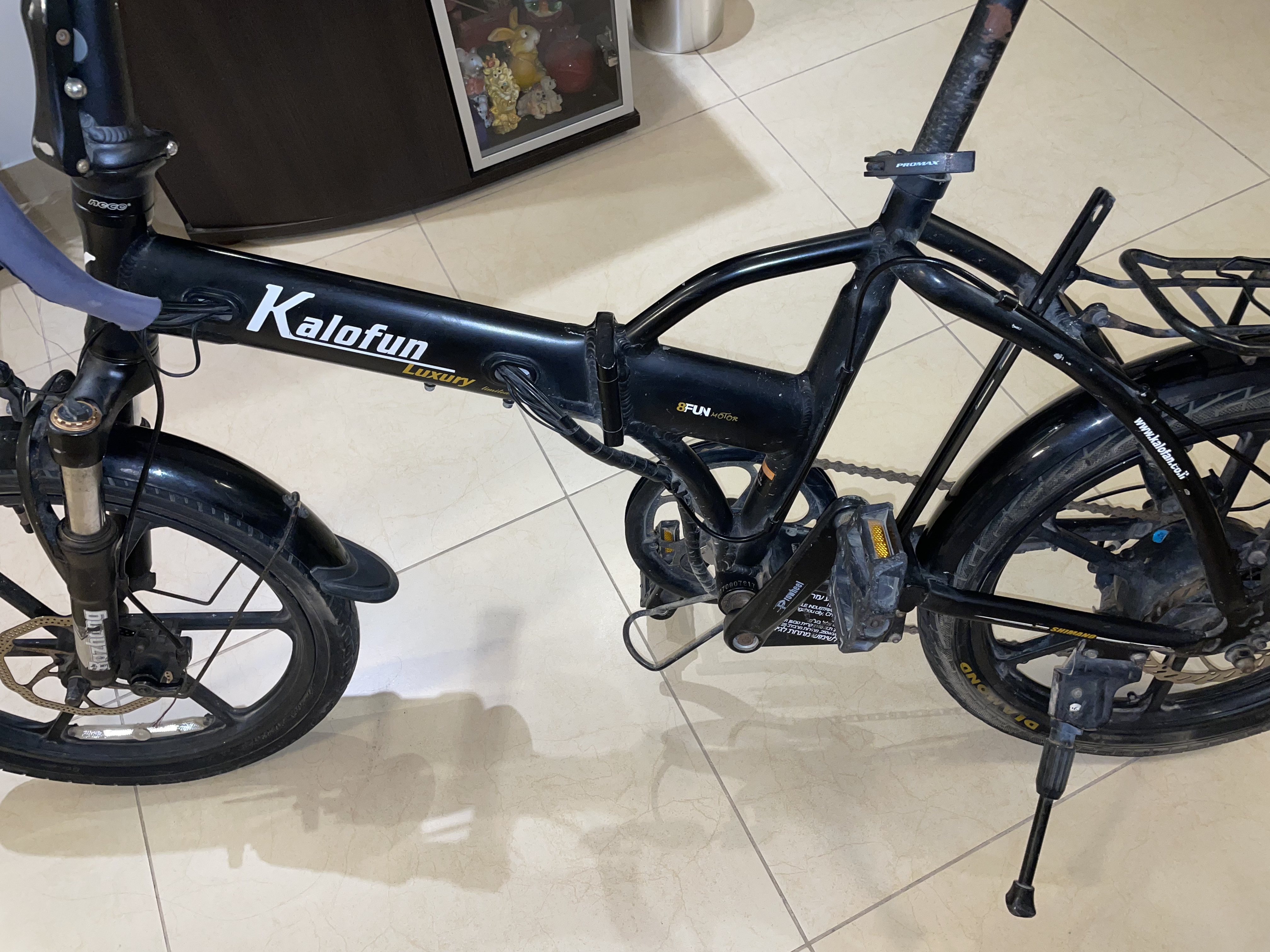 תמונה 1 ,אופניים חשמליים במצב מעולה למכירה בקריית מוצקין אופניים  אופניים חשמליים