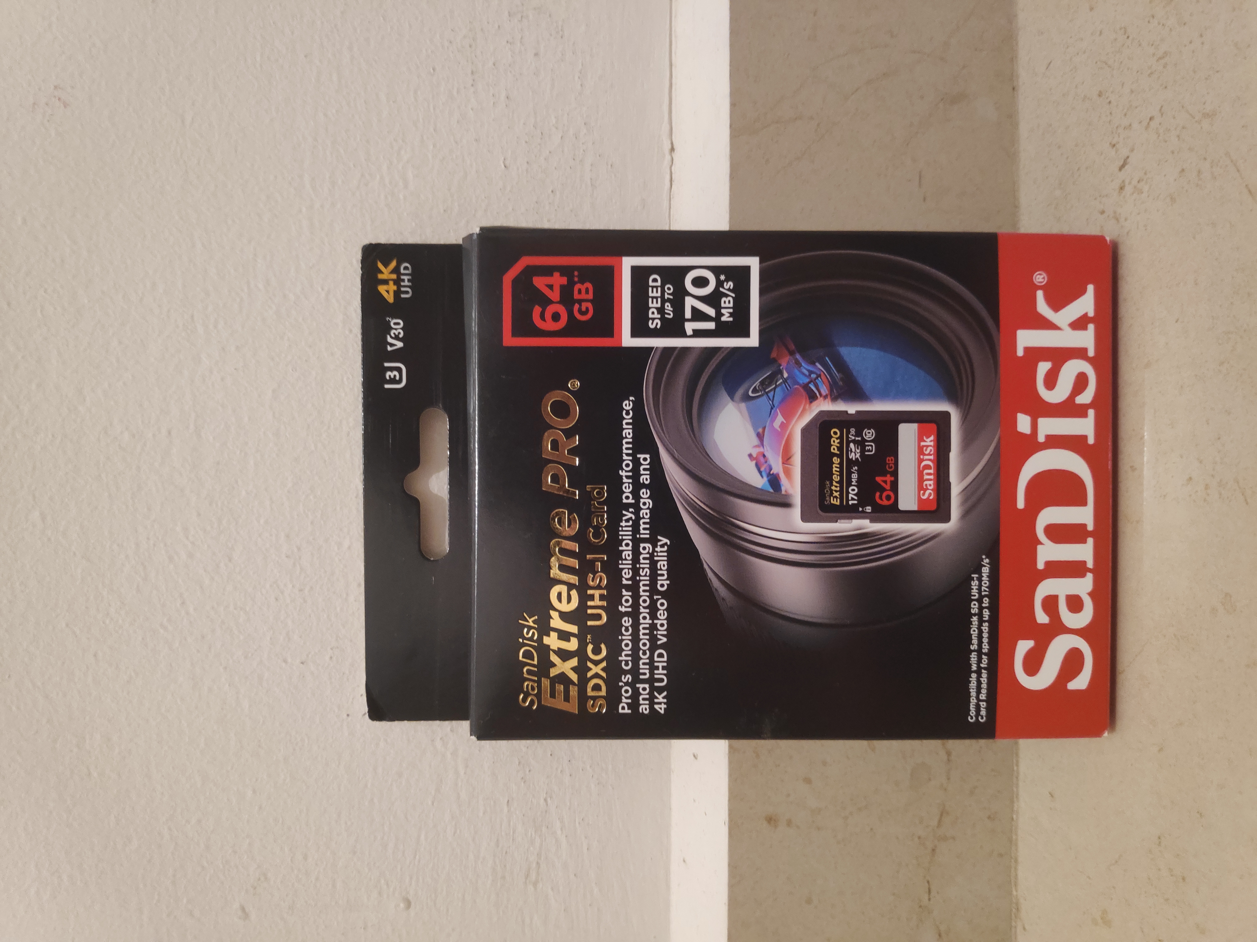 תמונה 1 ,Sandisk Extreme pro 64gb למכירה באשדוד צילום  כרטיסי זיכרון