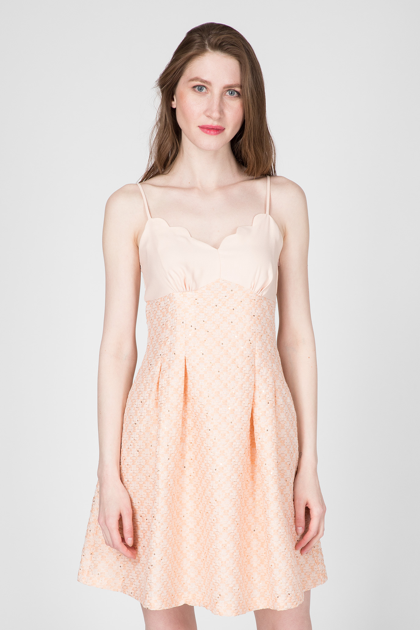 תמונה 1 ,שמלת אפרסק למכירה בנהריה ביגוד ואביזרים  שמלות ערב