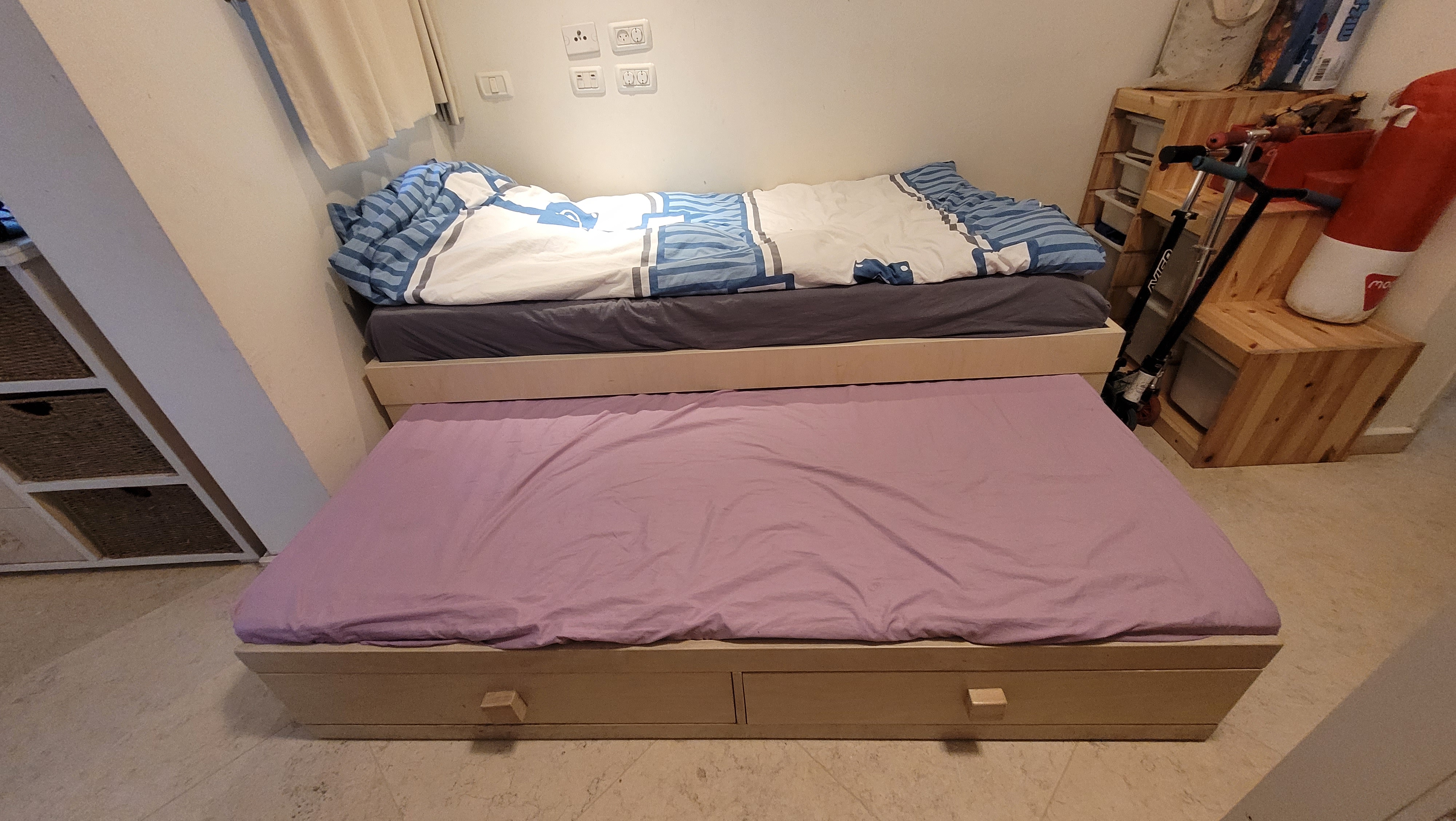 תמונה 2 ,מיטת ילד מעץ ליבנה מלא 195X95 למכירה בתל אביב ריהוט  ריהוט לחדרי ילדים