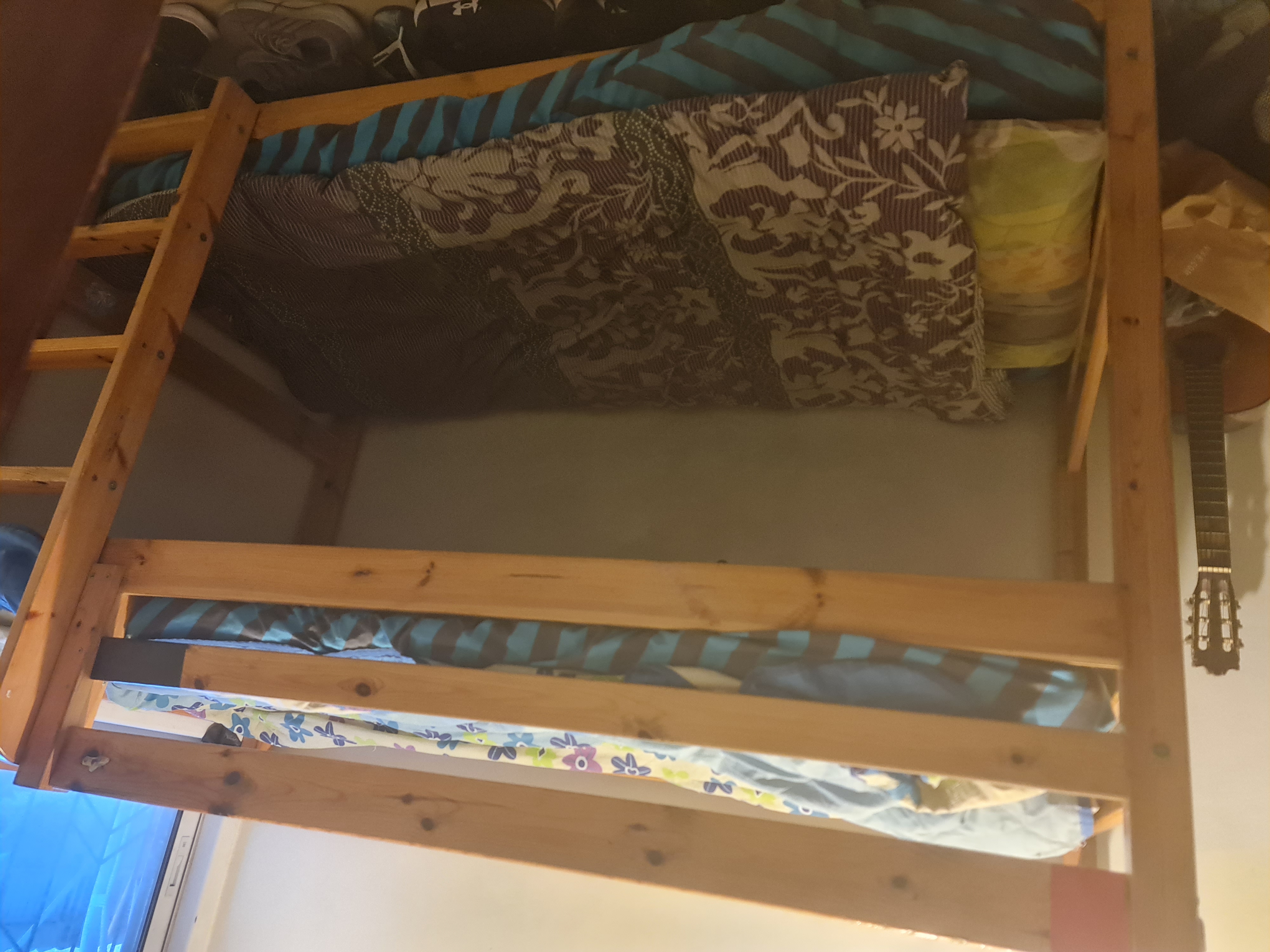 תמונה 2 ,מיטת קומותיים מעץ למכירה בחולון ריהוט  מיטות