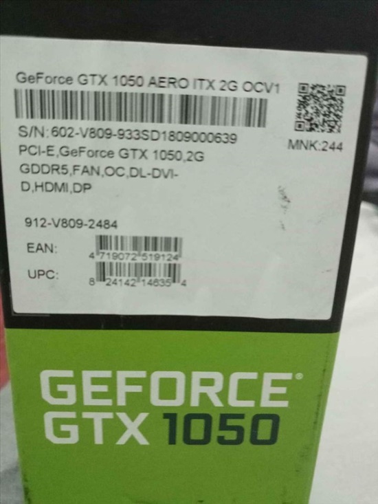 תמונה 4 ,כרטיס מסך GTX 1050 msi oc 2gb למכירה בכרטיס מסך GTX 1050 msi oc 2gb מחשבים וציוד נלווה  כרטיס מסך
