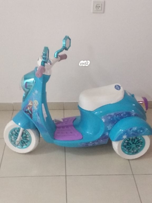 תמונה 1 ,אופנוע אנה ואלזה למכירה ברמלה לתינוק ולילד  ממונעים לילדים