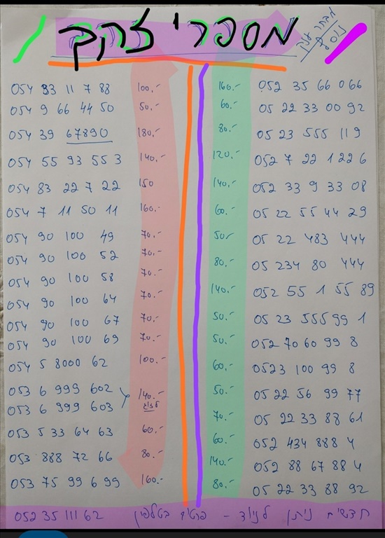 תמונה 2, מספרי זהב + כרטיסי סים טוקמן. למכירה בתל אביב | סלולרי  מספרי זהב