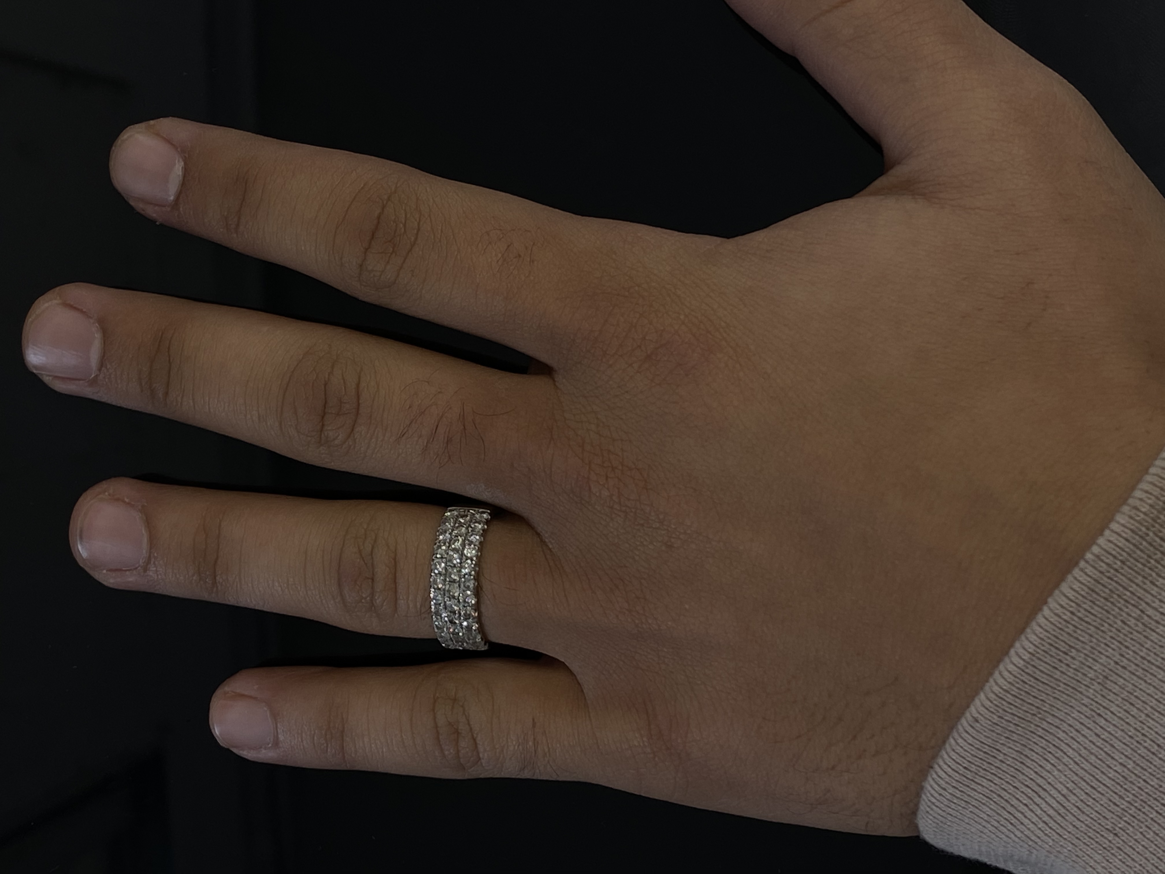 תמונה 3 ,טבעת יהלום זהב לבן 14k למכירה בחולון תכשיטים  טבעות