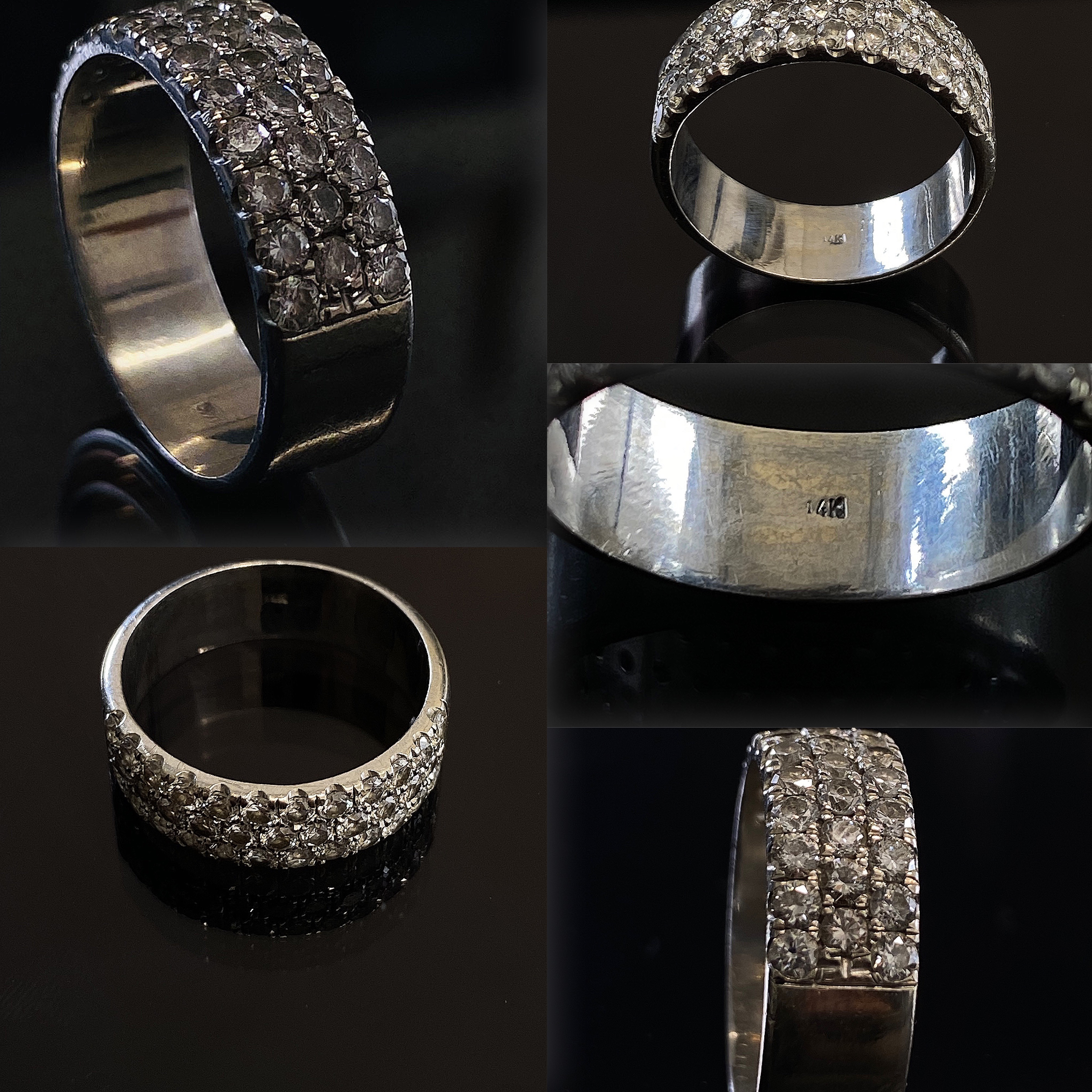 תמונה 2 ,טבעת יהלום זהב לבן 14k למכירה בחולון תכשיטים  טבעות