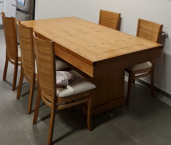 תמונה 1 ,שולחן ו6 כיסאות למכירה בפתח תקווה ריהוט  פינת אוכל