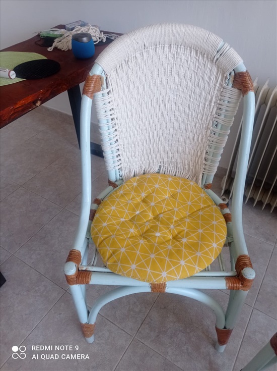 תמונה 3 ,כיסאות במבוק אריגת מקרמה למכירה בתל אביב ריהוט  כיסאות