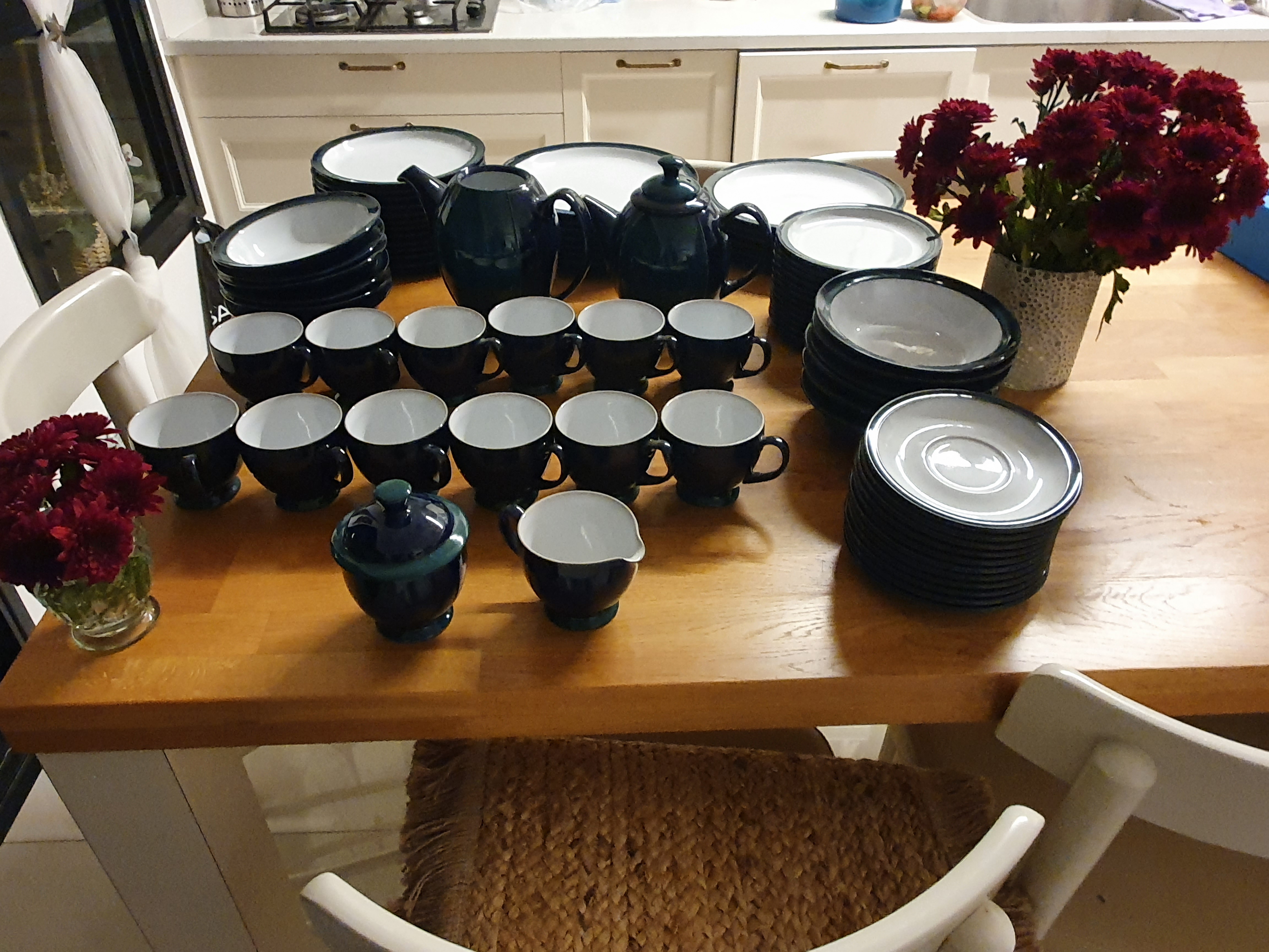 תמונה 1 ,מערכת כלי אוכל (76 חלקים!) למכירה בבאר יעקב כלי מטבח  שונות