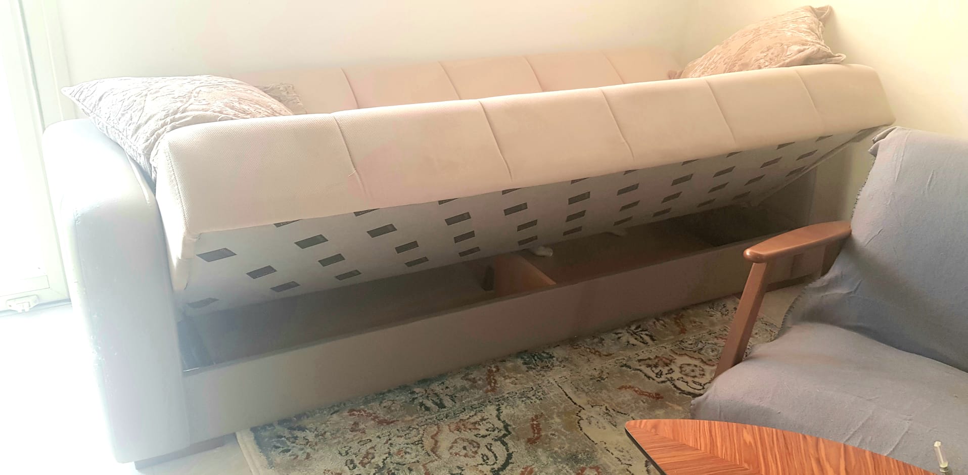 תמונה 3 ,ספפה- מיטה נפתחת  למכירה בנצרת עילית ריהוט  ספות