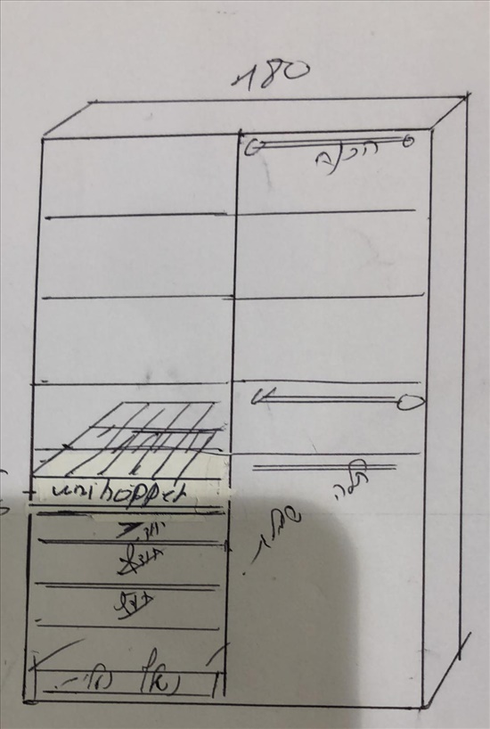 תמונה 4 ,ארון בגדים ענק  למכירה ברמת גן ריהוט  ארונות