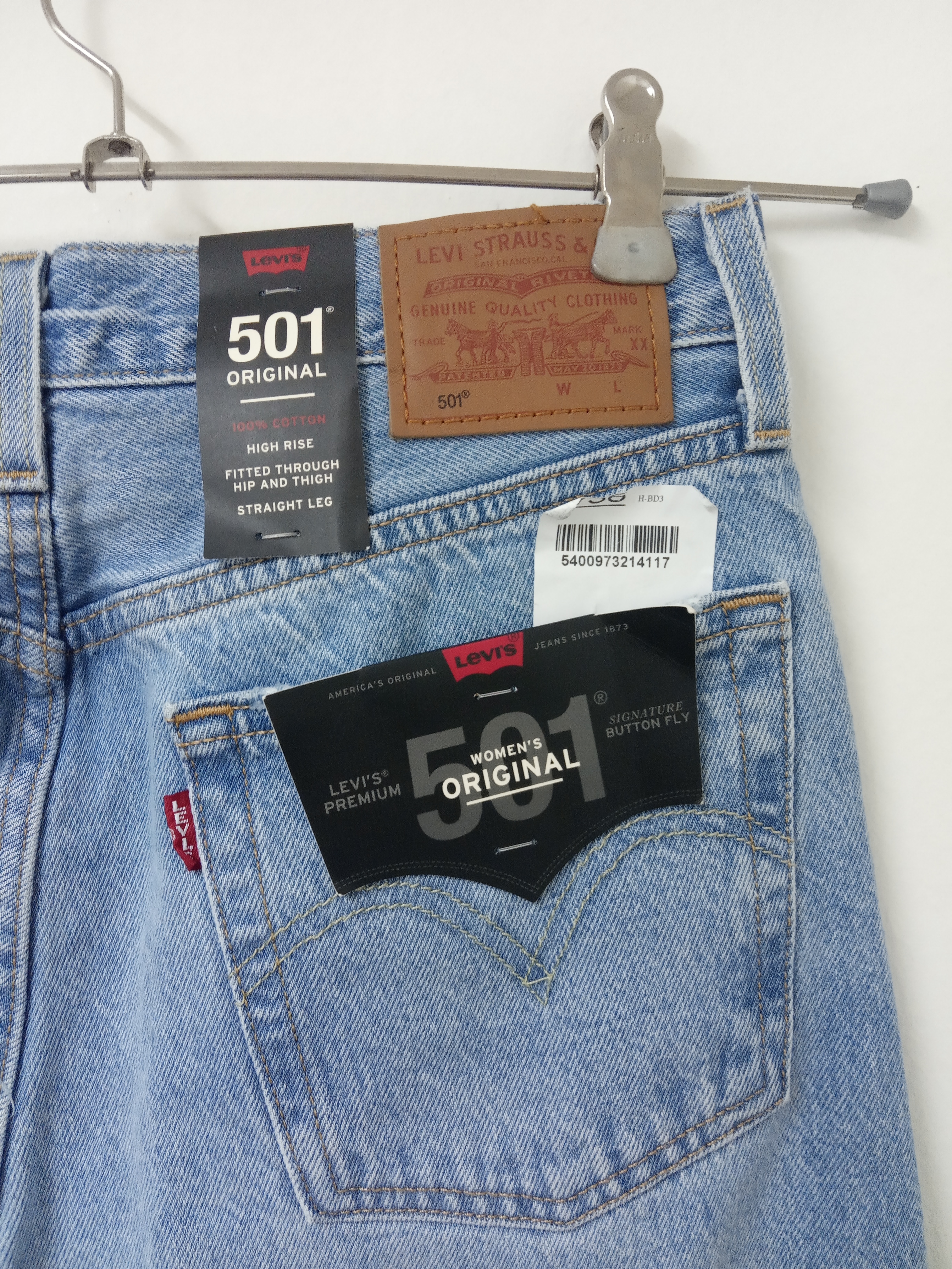 תמונה 3 ,ג'ינס ליווייס 501 אוריגינלי מי למכירה בתל אביב  ביגוד ואביזרים  ג'ינסים ומכנסיים