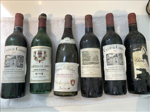 אוסף יינות שנת 1985 5 בקבוקים 