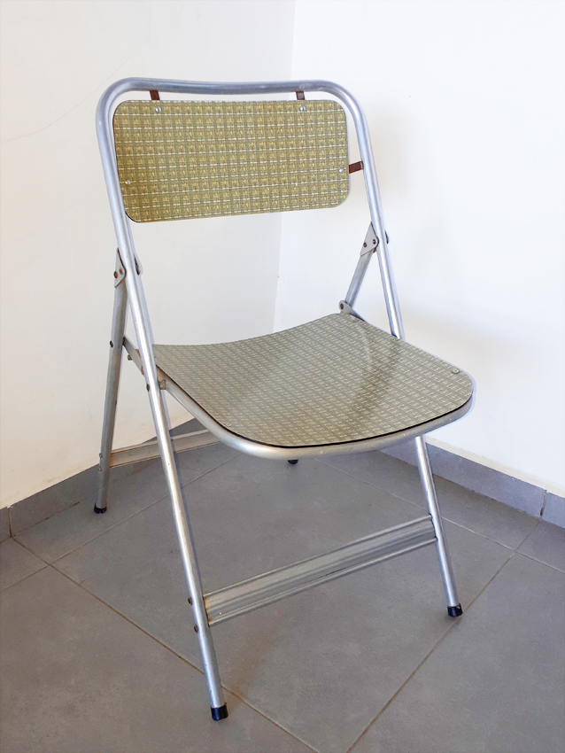 תמונה 1 ,כיסא וינטג מתקפל משנות השבעים למכירה בחיפה ריהוט  כיסאות