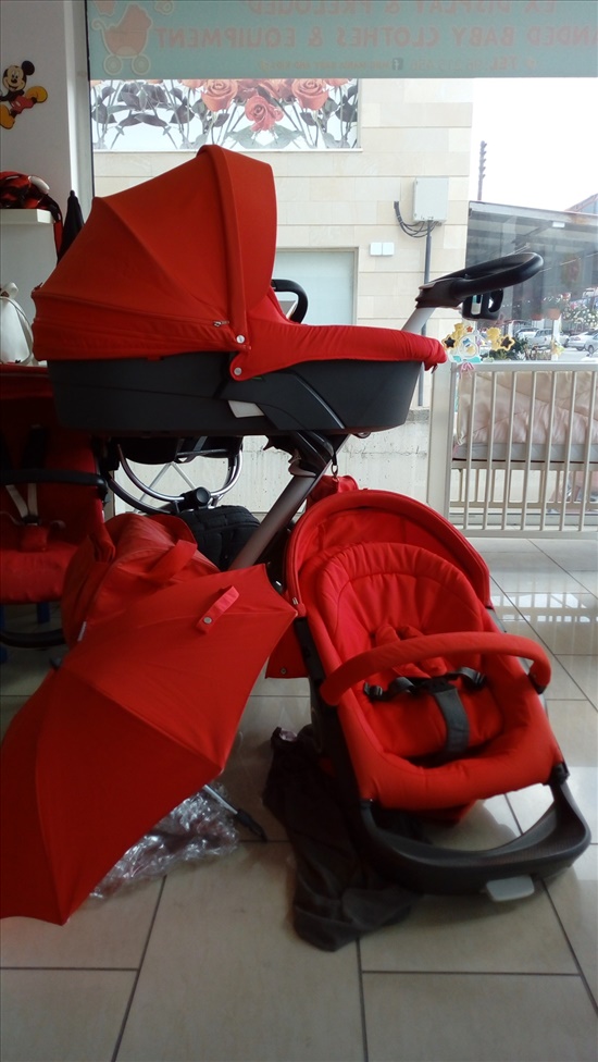 תמונה 2 ,עגלת תינוק סטוקה 3 ב-1 למכירה בתל אביב לתינוק ולילד  עגלות ועגלות טיול