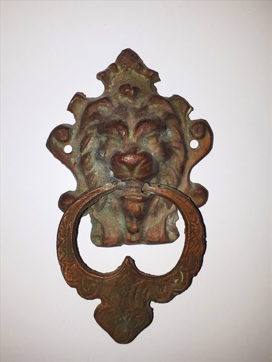 תמונה 3 ,מקוש וינטג' לדלת אריה מברונזה למכירה בחיפה אספנות  חפצי נוי