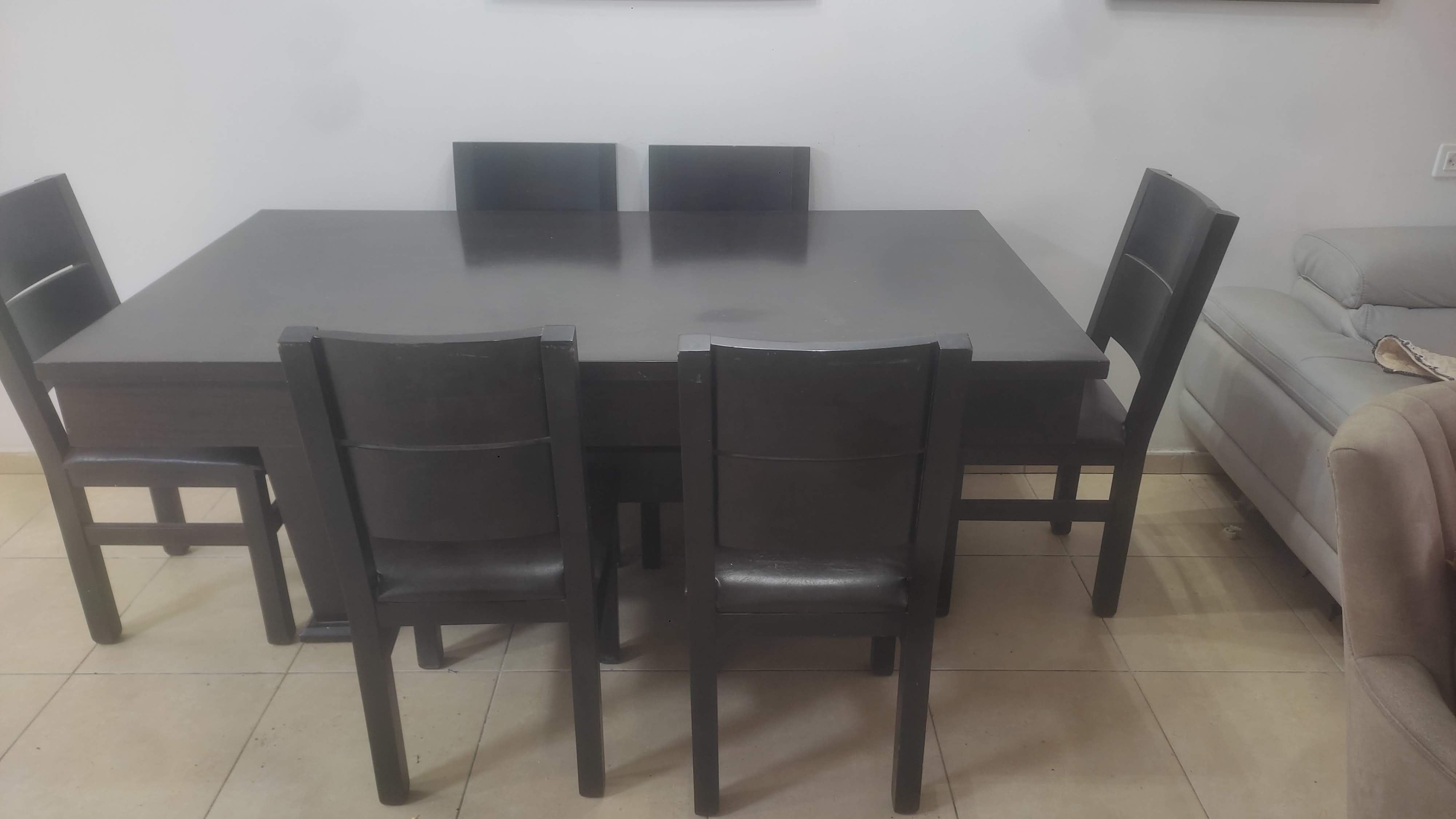 תמונה 1 ,שולחן +תספת+6כסאות למכירה באשדוד ריהוט  פינת אוכל