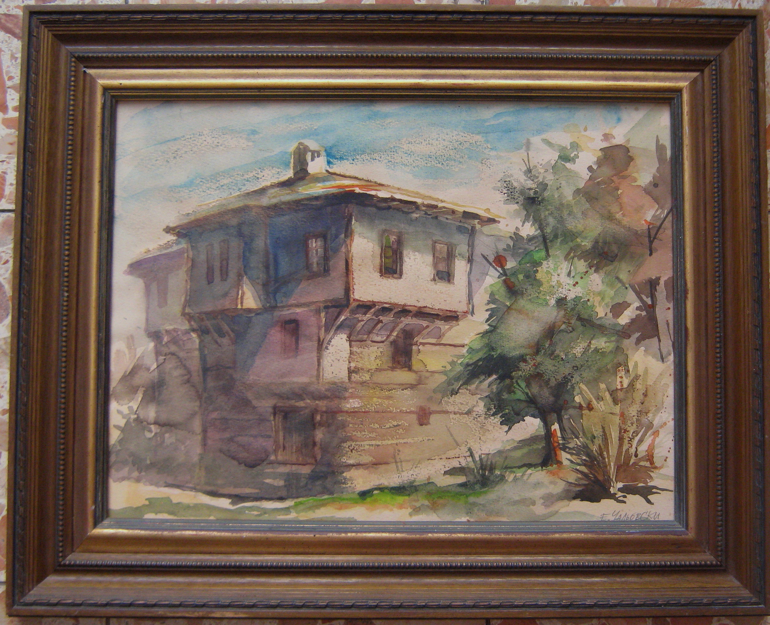 תמונה 1 ,ציור כנראה מרומניה למכירה ברמת גן אומנות  ציורים