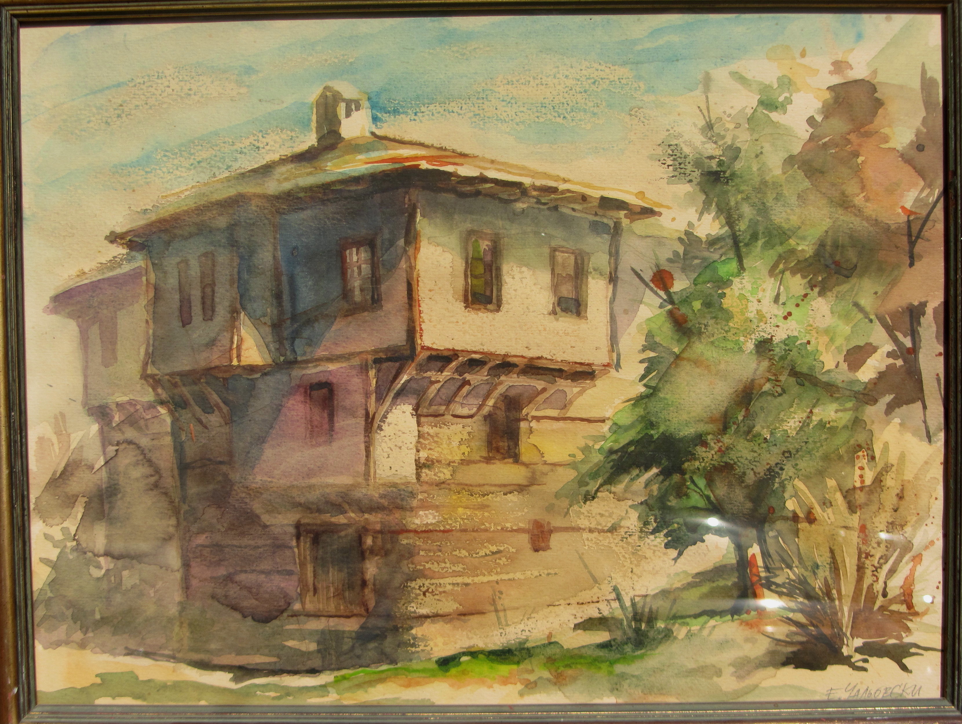 תמונה 2 ,ציור כנראה מרומניה למכירה ברמת גן אומנות  ציורים