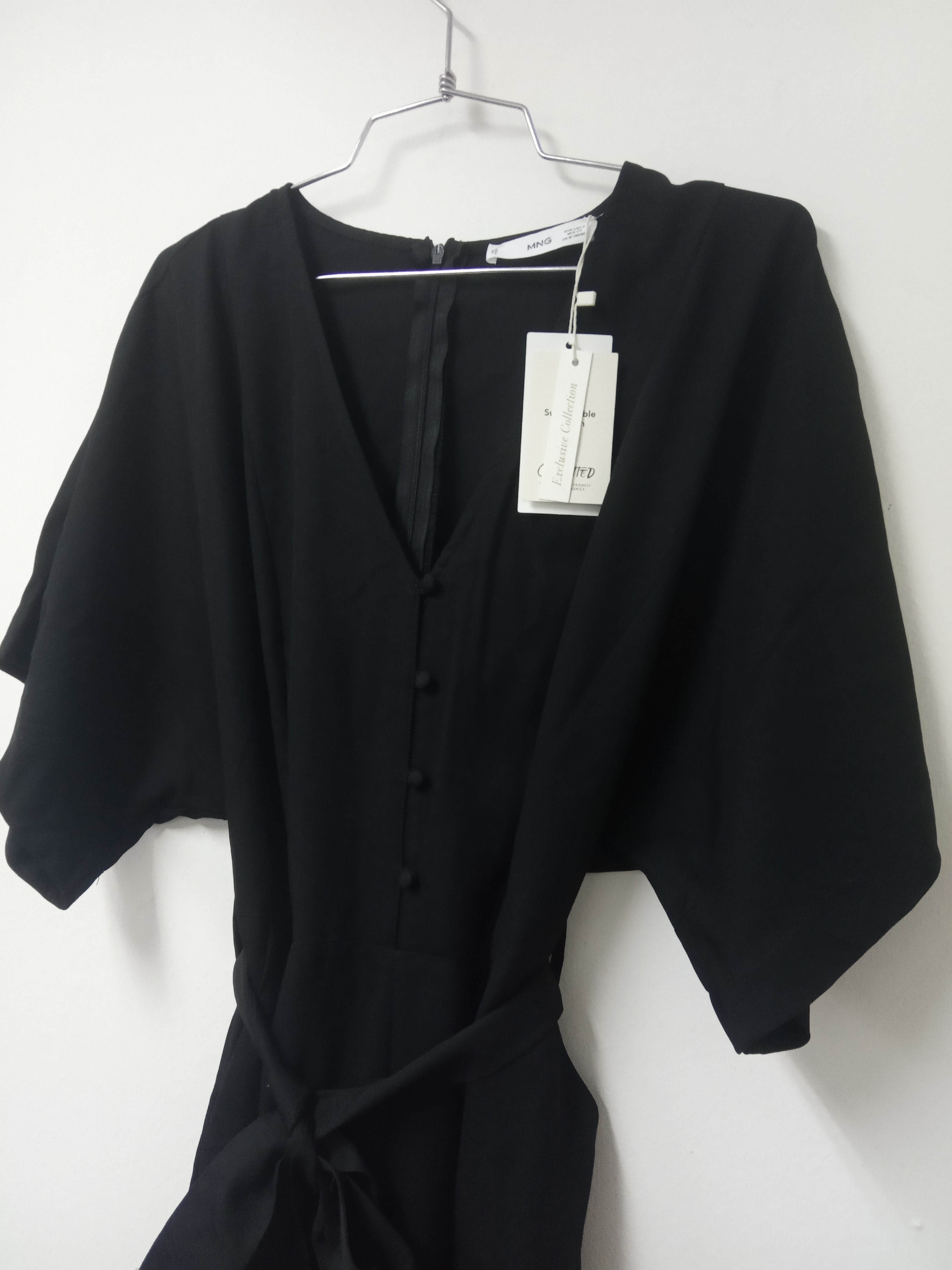 תמונה 5 ,אוברול מנגו שחור חדש סמול למכירה בתל אביב ביגוד ואביזרים  שמלות וחליפות