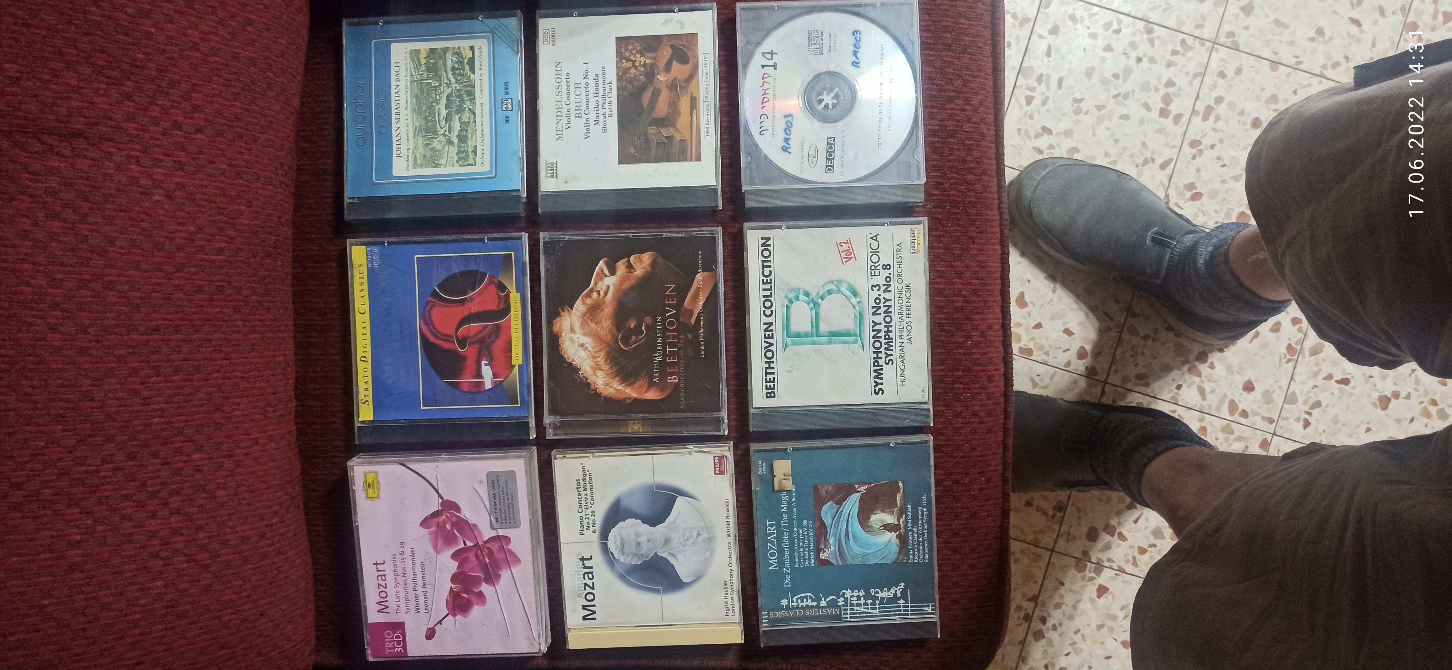 תמונה 1 ,10 דיסקים מוסיקה קלסית למכירה ביבנה מוסיקה וסרטים  cd