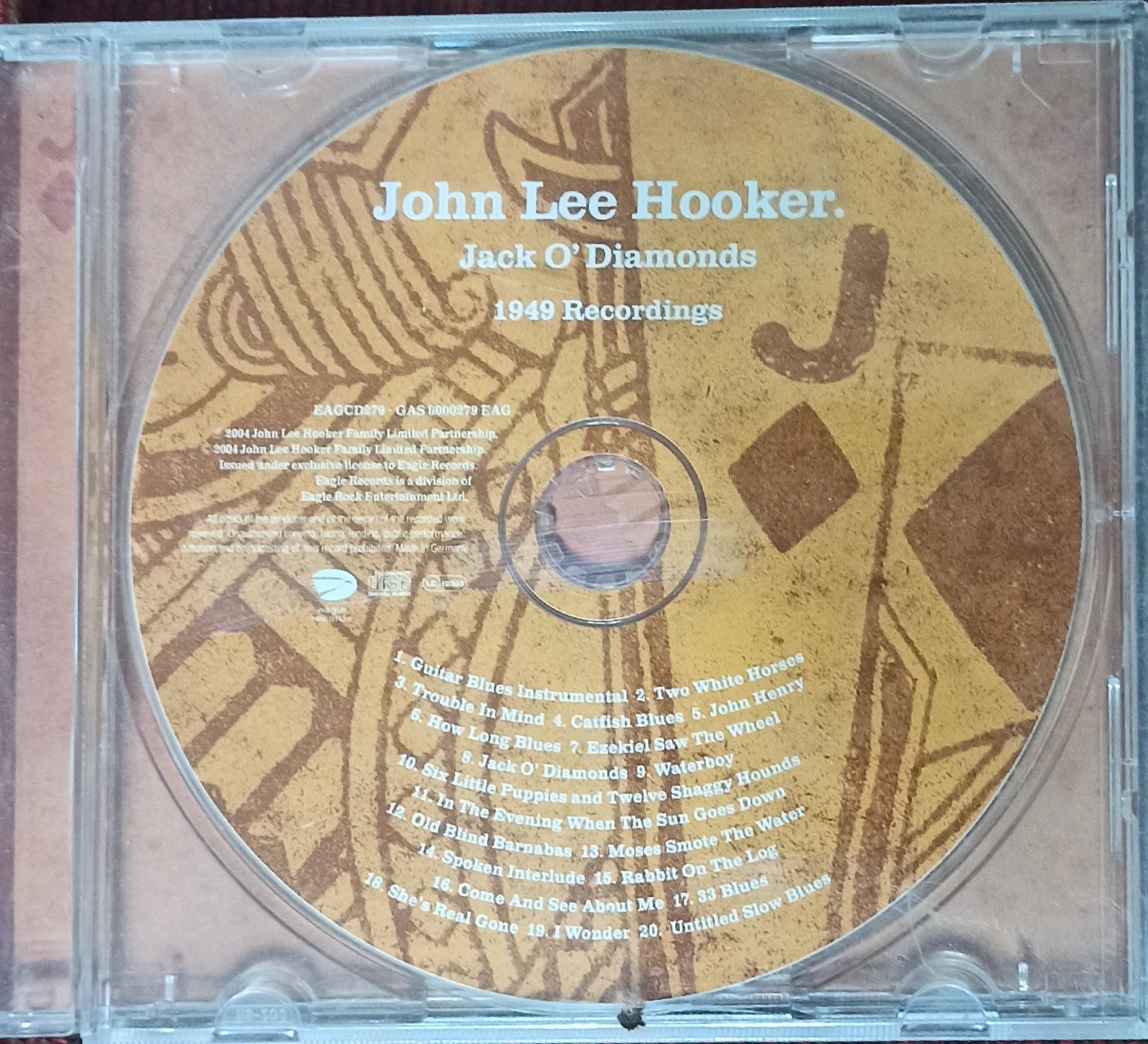 תמונה 1 ,דיסק. שjohn Lee Hooker למכירה ביבנה אספנות  תקליטים ודיסקים
