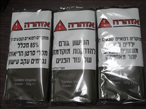 פקט טבק גולדן וירג'יניה ישראלי 