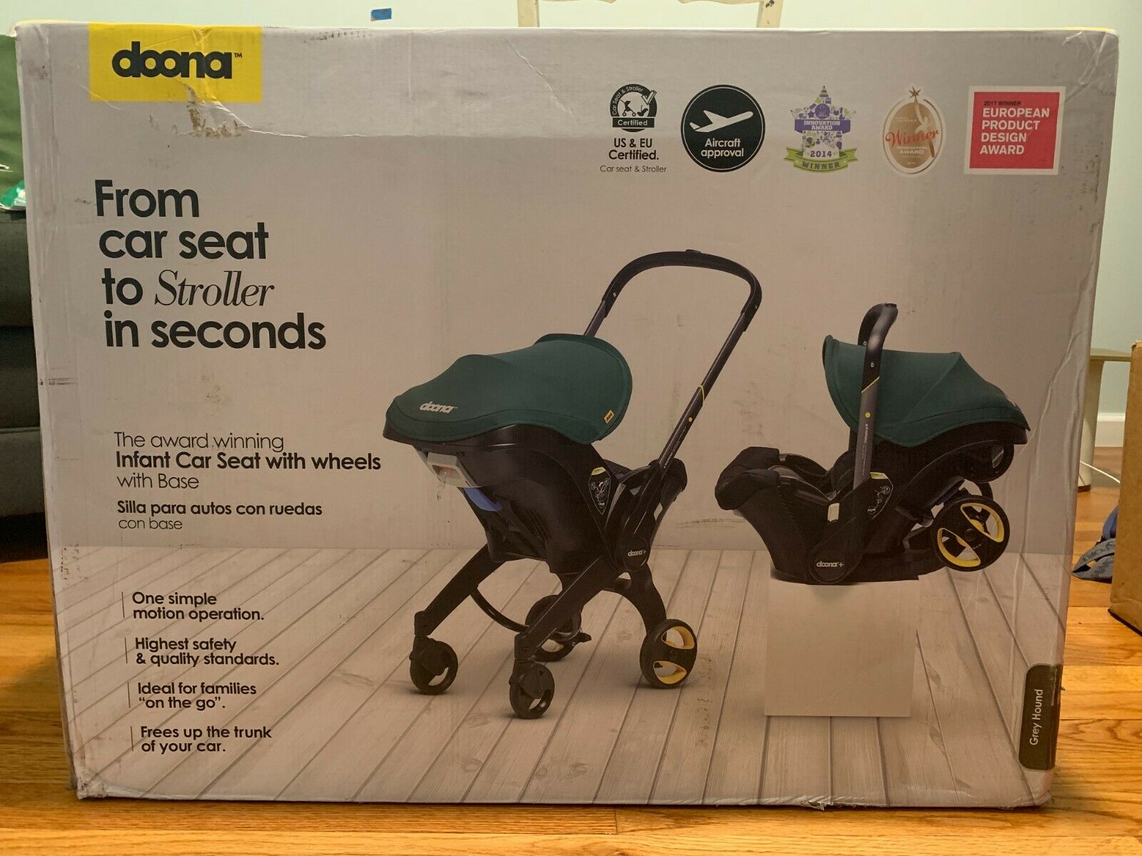 תמונה 2 ,כיסא ועגלה לתינוקות Doona למכירה בתל אביב לתינוק ולילד  עגלות ועגלות טיול