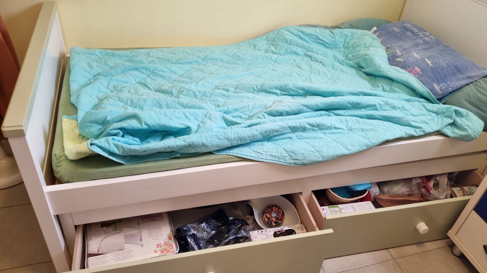 תמונה 2 ,מיטת ילד נפתחת למיטת חבר למכירה בצור משה לתינוק ולילד  מיטות ולולים