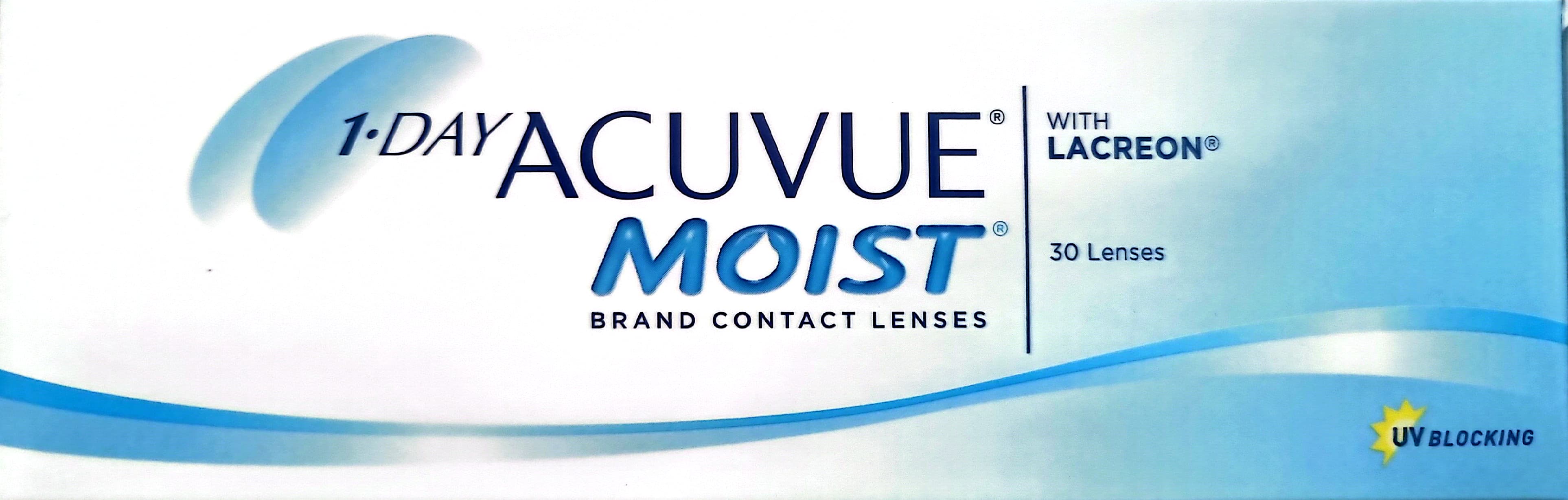תמונה 1 , , ACUVUE MOIST D -3 BC 8.5 למכירה בראשון לציון משקפיים  עדשות מגע