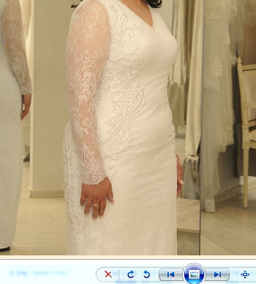 תמונה 3 ,שמלת כלה למכירה בעפולה לחתן ולכלה  ביגוד לכלה