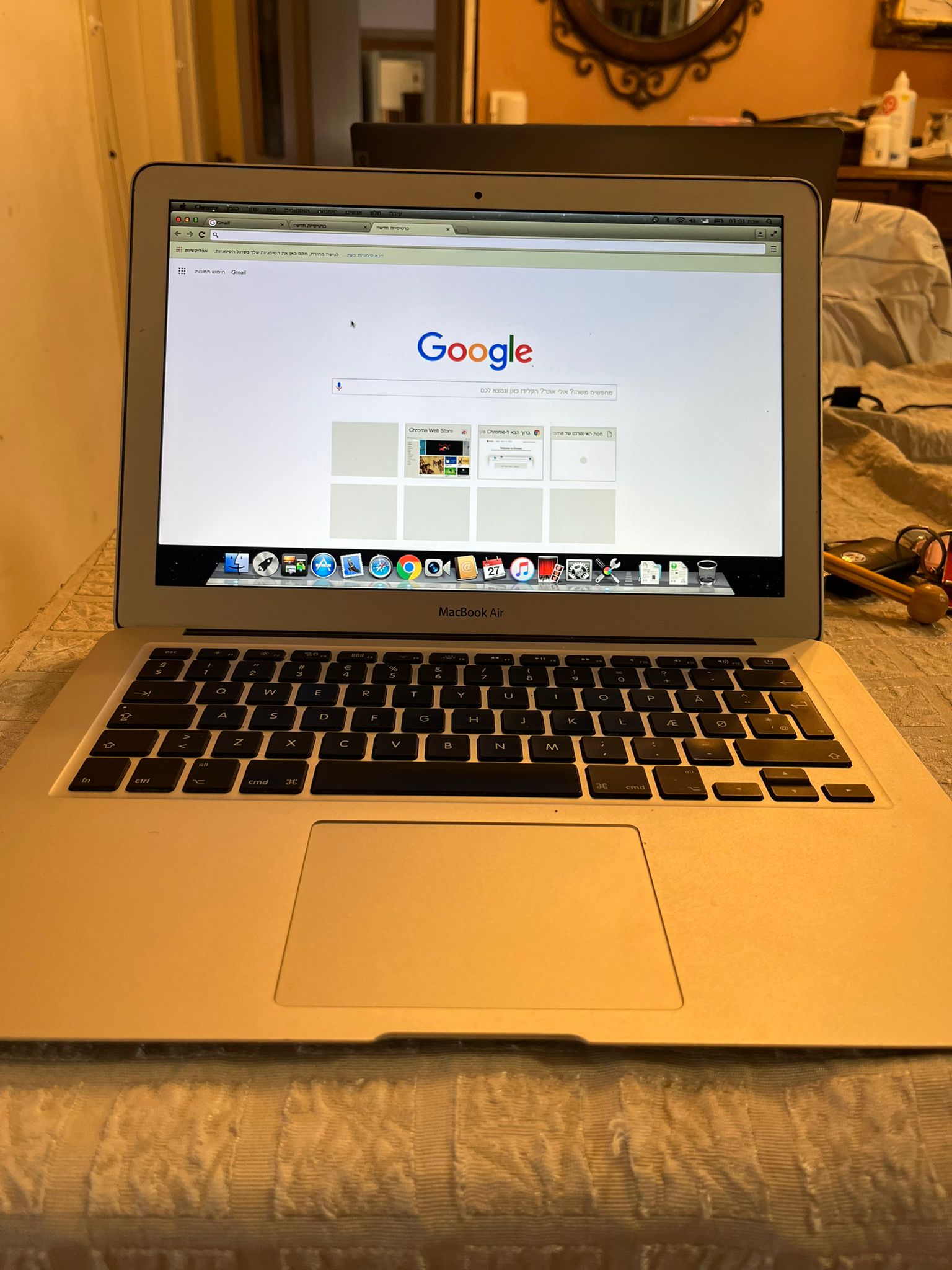תמונה 1 ,MacBook air למכירה בארלוזורוב מחשבים וציוד נלווה  מחשב נייד