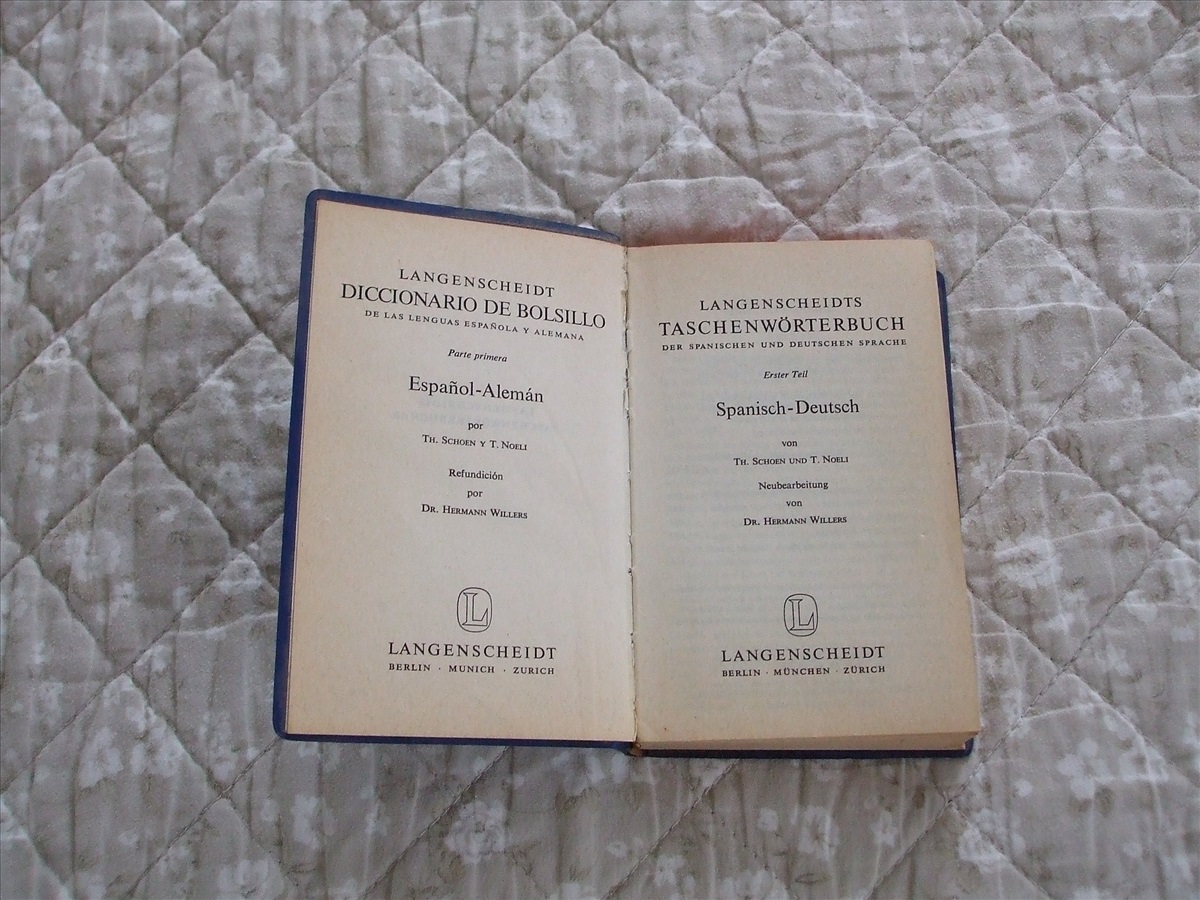 תמונה 1, מילון ספרדי גרמני למכירה בנס ציונה | ספרות ומאמרים  מילונים