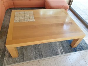 שולחן סלוני עץ ליבנה 