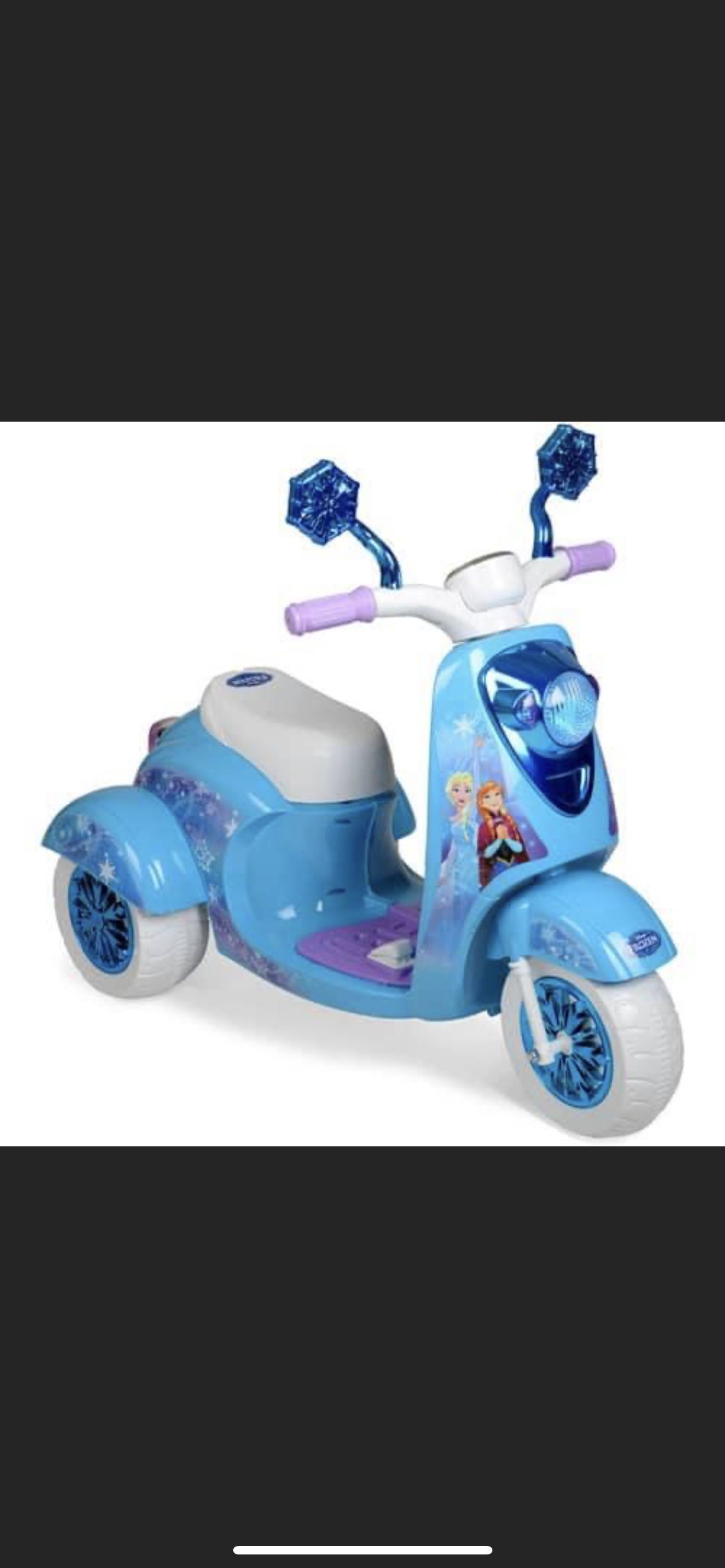 תמונה 1 ,אופנוע 6v של אלזה ואנה  למכירה בשלומי לתינוק ולילד  ממונעים לילדים