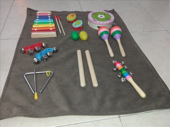 תמונה 2 ,סט 9 כלי נגינה לילדים  למכירה בירושלים  כלי נגינה  שונות