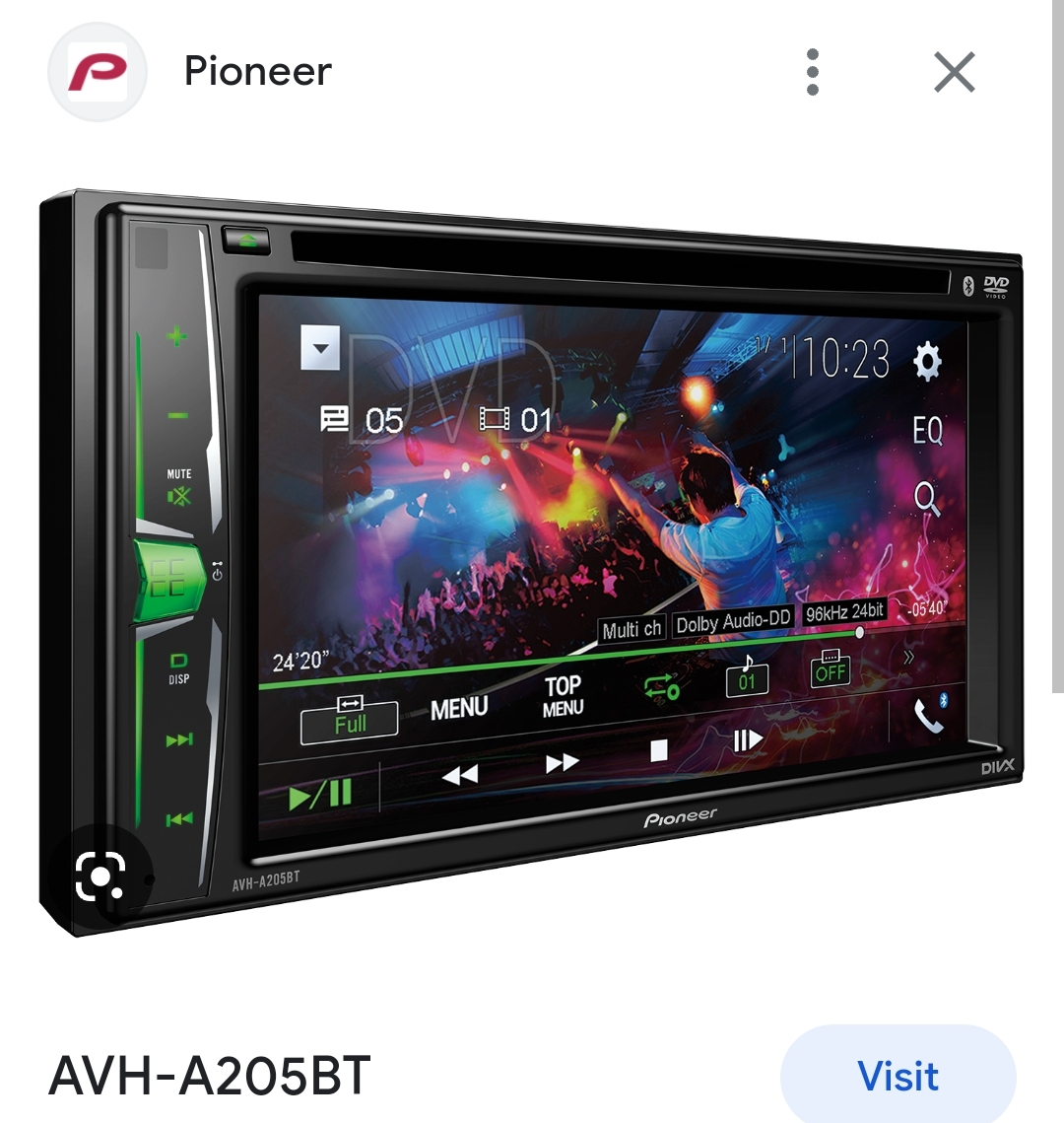 Pioneer AVH-A205bt 