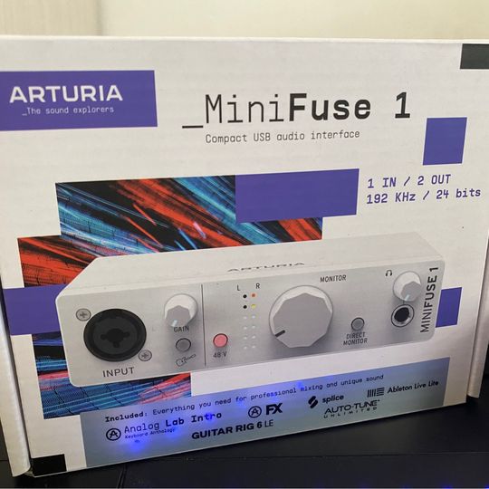 תמונה 1 ,Arturia MiniFuse 1 למכירה בכרמיאל ציוד לדיג'יי ואולפנים  כרטיס קול