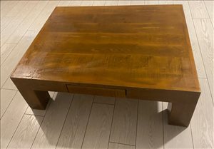 שולחן עץ מלא מייפל לסלון 