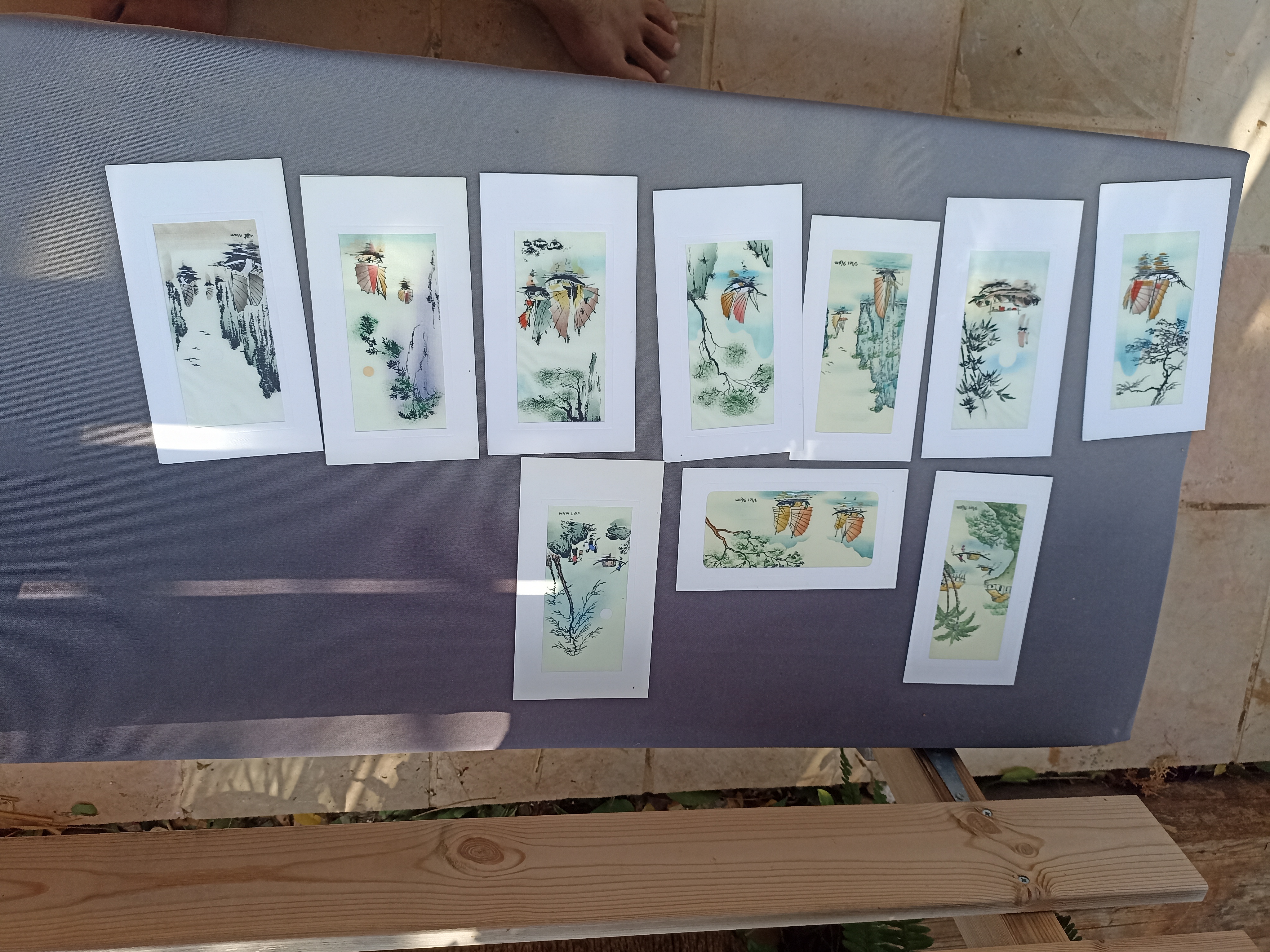 תמונה 3 ,תמונות מויטנאם מצוירות משי  למכירה בבית אריה אומנות  ציורים