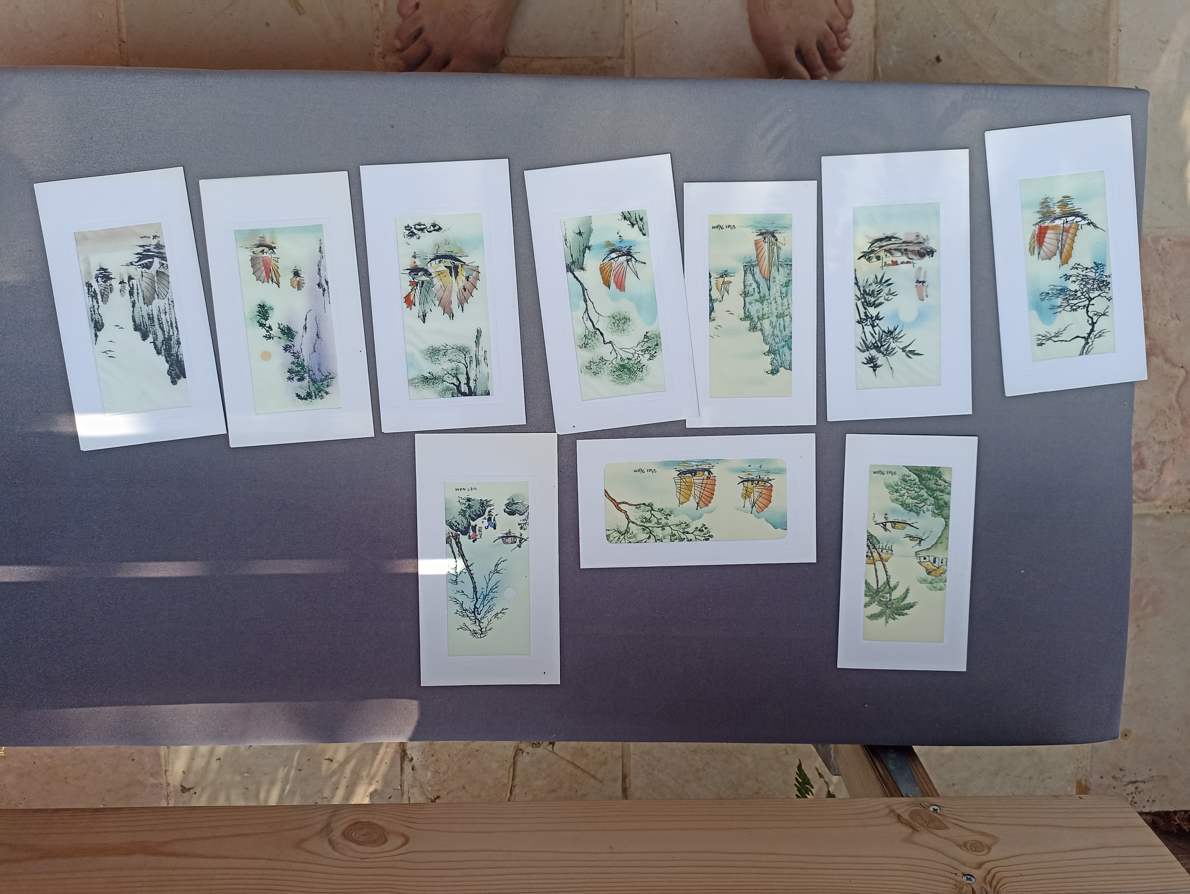 תמונה 1 ,תמונות מויטנאם מצוירות משי  למכירה בבית אריה אומנות  ציורים