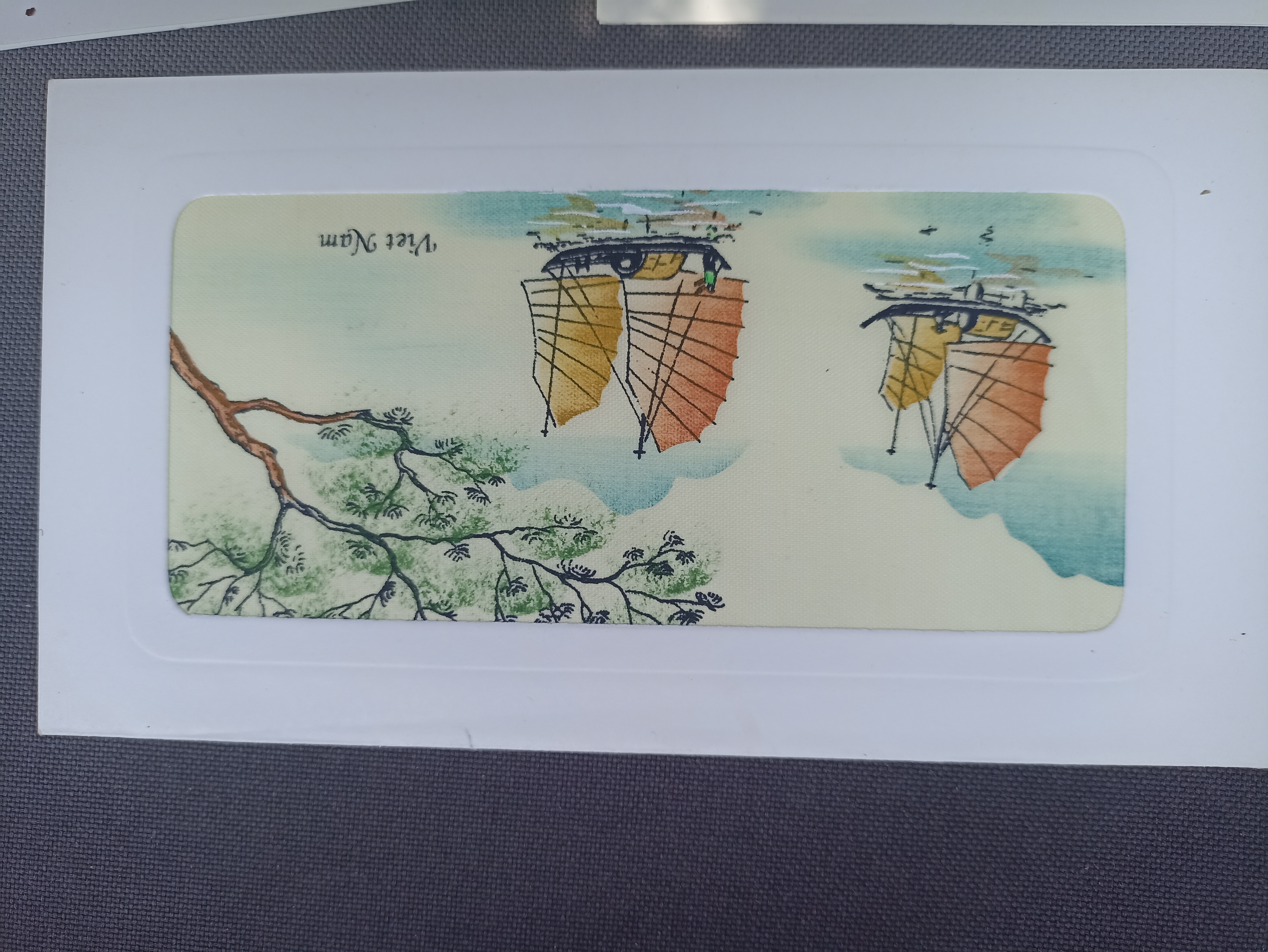 תמונה 5 ,תמונות מויטנאם מצוירות משי  למכירה בבית אריה אומנות  ציורים
