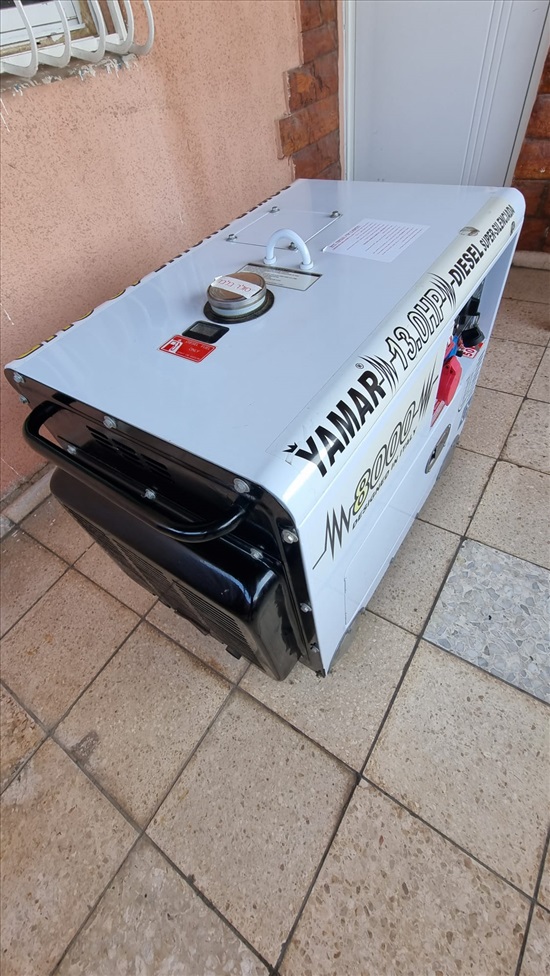 תמונה 2 ,דיזל גנרטור 7600W תלת-פאזי שק למכירה בחדרה כלי עבודה  גנרטור