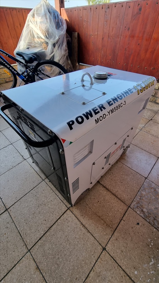 תמונה 5 ,דיזל גנרטור 7600W תלת-פאזי שק למכירה בחדרה כלי עבודה  גנרטור