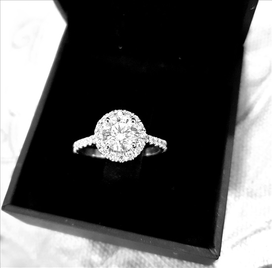 תמונה 6 ,טבעת יהלומי מעבדה (CVD)  למכירה בקריית מלאכי תכשיטים  טבעות