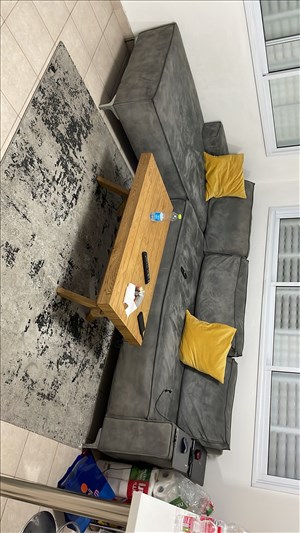 ספה שזלונג שני חלקים + שטיח 